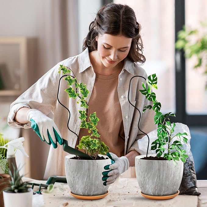 13.4 Inch Indoor Plant Trellis for Climbing Plants, Metal Trellis, Small Garden - Image 4