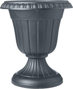 Arcadia Garden Products PL10GY Indoor/Outdoor Classic Traditional Plastic Urn by Unknown