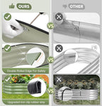 Galvanized Raised Garden Bed Outdoor- 2 Pcs Raised Beds - Image 4