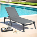 ONBRILL Aluminum Chaise Lounge Chair Outdoor, Foldable & Assembly Free Outdoor by ONBRILL