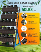 5-Tier Vertical Garden Bed Planter Boxes - Image 5