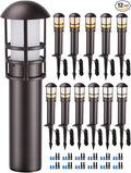 LEONLITE 12-Pack 5CCT Low Voltage Landscape Pathway Lights 3W Landscape by LEONLITE