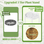 iDavosic.ly 3 Tier Corner Plant Stand Indoor, 34 Inch Tall Vertical Metal - Image 3