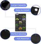 18 Pockets Hanging Planter Bags, Hanging Vertical Wall Mounted Plant Planting - Image 4