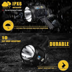 Spotlight 1000000 Lumens, 6 Modes Led Rechargeable Spotlight Flashlight As Seen - Image 5