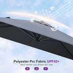 PURPLE LEAF 8' X 8' Patio Umbrella - Image 7