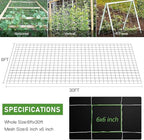 Trellis Netting, CANAGROW Heavy-Duty Garden Plant Trellis Netting - Image 2