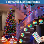 200ft Outdoor Rope Light, IP68 Waterproof 25 Color Changing String Lights - Image 4