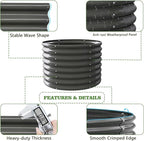 A ANLEOLIFE 2-Pack 3ft x 24” Tall Galvanized Raised Garden Beds Outdoor - Image 3