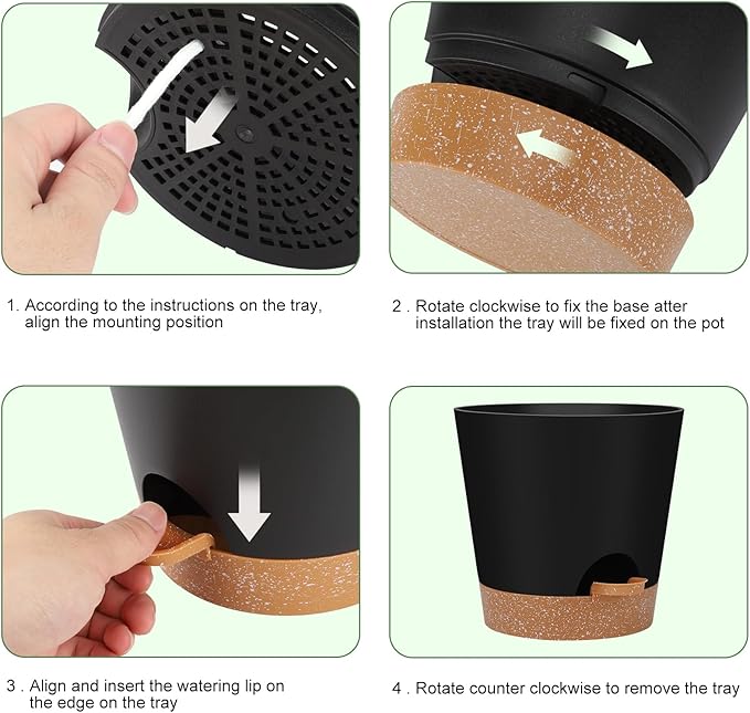 Indoor Self Watering Planters - Image 4