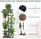 LINZINAR Plant Stand 6 Tier 7 Plant Multiple Flower Rack Holder Shelves Rack - Image 5