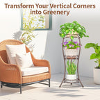LASZOLA Bronze 3 Tier Tall Plant Stand - Image 9