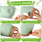 Remerry 15 Pcs 7/6.5/6/ 5.5/5 Inch Self Watering Planters - Image 4