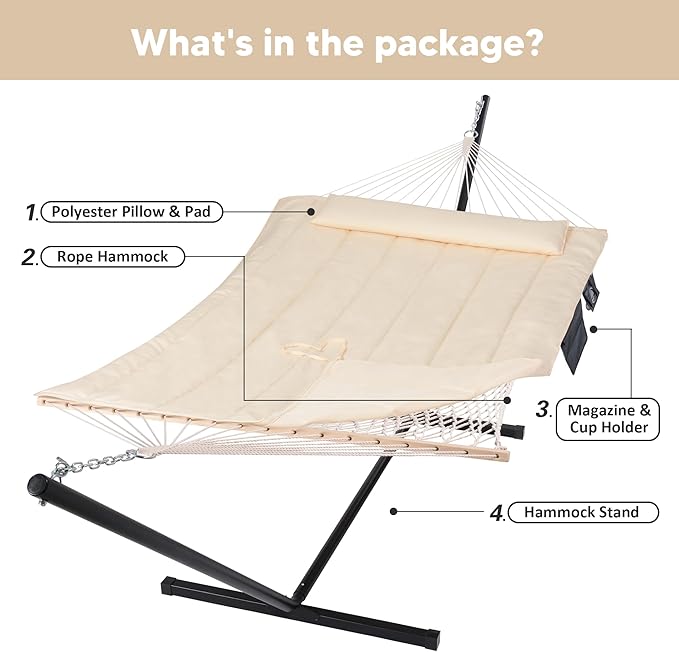 SUNCREAT Two Person Hammock - Image 3