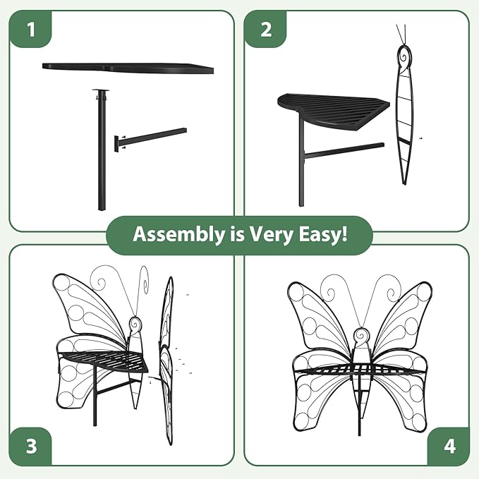 Butterfly Shaped Outdoor Bench, Butterfly Chair Butterfly Bench Outdoor - Image 9