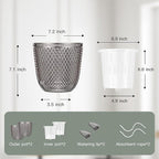 QCQHDU 2 Pack Self Watering Pots, 7.2 Inch Flower Pots - Image 6
