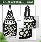 2PK Wall Planters for Indoor Plants, Macrame Plant Hanger | Plant Hanger - Image 5