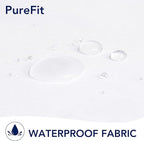 PureFit Outdoor Curtains for Patio Waterproof Weatherproof, UV Resistant - Image 2