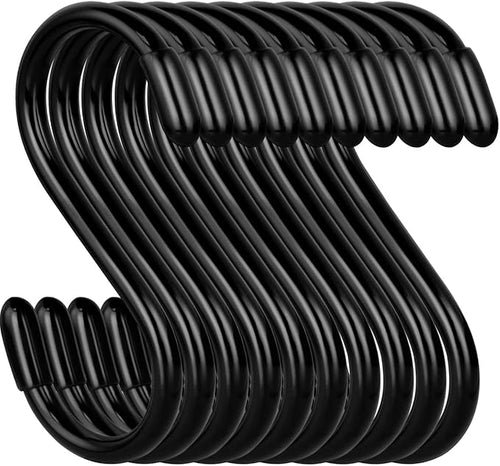 20 Pack Rubber Coated S Hooks for Hanging Plants, Heavy Duty S Hook, Non Slip 3 by DINGEEUtilityHook