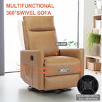 Sweetcrispy Recliner Chair, 360 Swivel Rocker Chair - Image 4