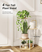 Tall Plant Stand Indoor 4 Tiered Plant Shelf - Image 5