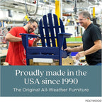 POLYWOOD Vineyard 5-Foot Porch Swing, Heavy Duty HDPE Outdoor Hanging Bench - Image 8