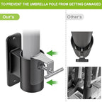 Heavy Duty Deck Railing Umbrella Holder, Patio Umbrella Stand - Image 3