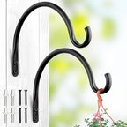 Qiang Ni Hanging Plant Bracket Hooks: 5.5 Inch Wall Plant Hook Planters and by QiangNi