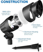SUNVIE 6W LED Landscape Lights Low Voltage Landscape Lighting - Image 3