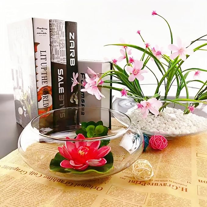 Glass Lotus Bowl Planter, Lotus Flower Bowl, Lotus Bowls - Image 8