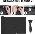 LOVE STORY Balcony Privacy Screen, UV Protection and Weather-Resistant - Image 2