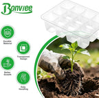 Bonviee 12 Packs Seed Starter Tray - Image 6
