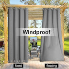 NICETOWN Outdoor Curtains Sunblock - Image 5