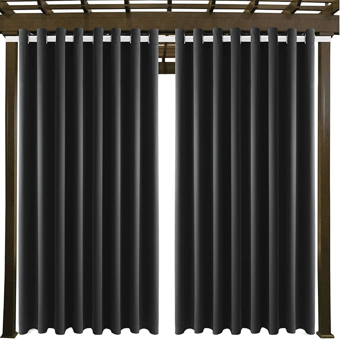 Outdoor Patio Curtain Waterproof Darkening Thermal Insulated Indoor Curtains - Image 9