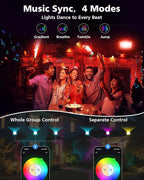 T-SUN Christmas LED Flood Light, 30W RGBCW Dimmable Outdoor Smart Lights - Image 5