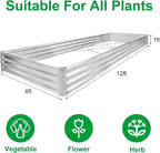 JERIA 12×4×1ft Raised Garden Bed - Image 2