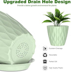 6 Pack 7 Inch Indoor Plant Pots - Image 3