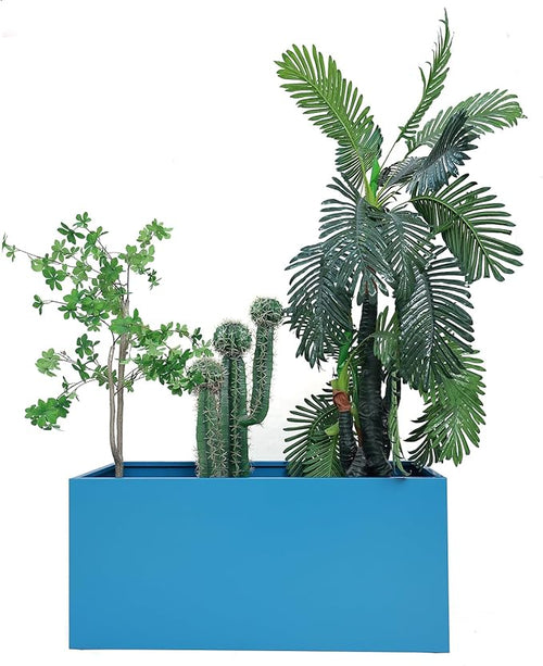 40" L x 16" W x 18" H Metal Large Rectangular Planter by MinCHI257