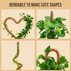 Moss Pole Monstera Plant Support – 48” Bendable Moss Pole Monstera Plant Support - Image 6