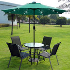 Sunnyglade 9' Solar LED Lighted Patio Umbrella - Image 5