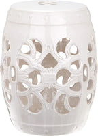 Safavieh Castle Gardens Collection Imperial Vine Antique White Glazed Ceramic by SAFAVIEH