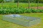 3 Pack 6x3x1FT Galvanized Raised Garden Bed Kit, Outdoor Metal Planter Box - Image 2