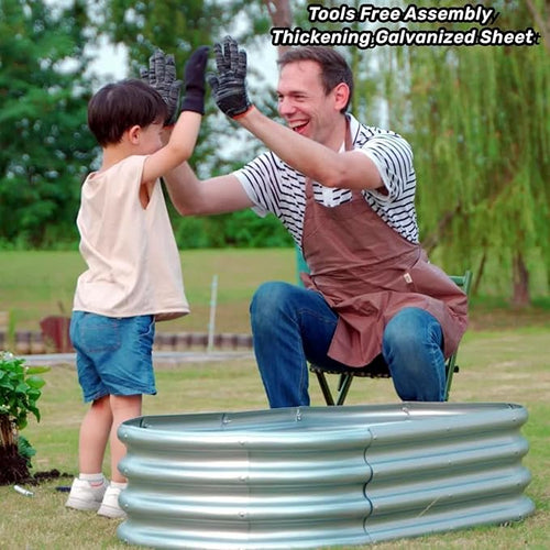 2 pcs 4×2×1 ft Raised Garden Bed - Image 2