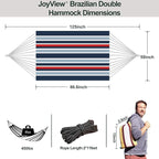 JoyView Brazilian Double Hammock - Image 2