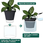 D'vine Dev 10 Inch Design Self Watering Planter - Image 7