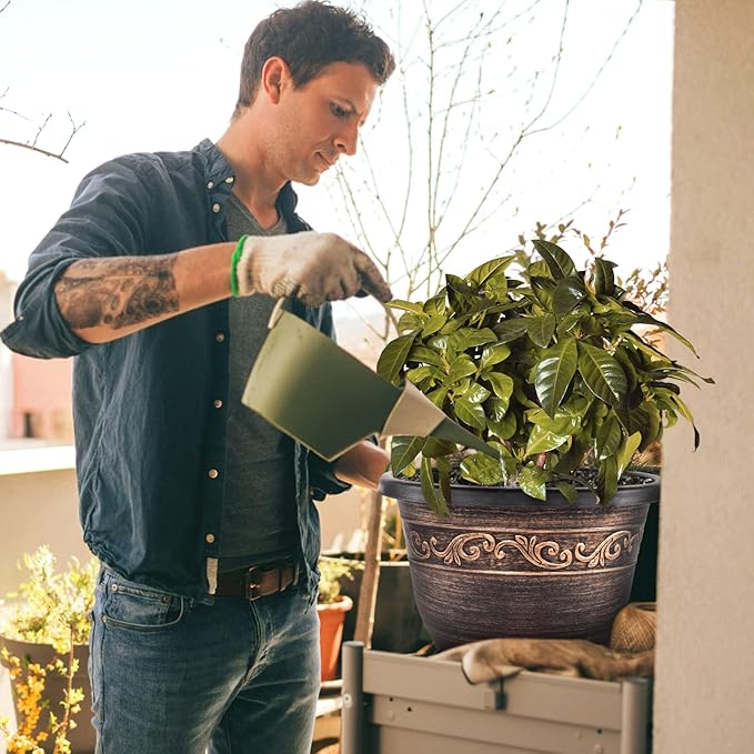 Plastic-Plant-Flower-Planters-14 Inch - Image 6
