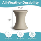 Coast Modern Outdoor Side Table - Image 2
