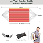 JoyView Brazilian Double Hammock - Image 2
