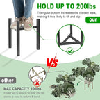 Airpark Plant Stand Indoor Adjustable, Metal Modern Plant Stand, Heavy Duty - Image 9