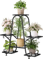 Plant Stand Indoor Outdoor Shelf Metal Holder Pot Rack Multiple Plants Stand by INGIORDAR